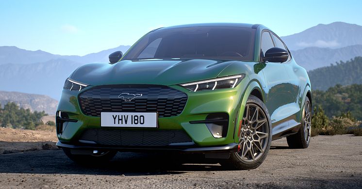 Mustang Mach-E 2025 odhalen; nové barvy, více prostoru