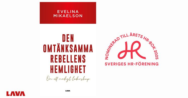”Den omtänksamma rebellens hemlighet” av Evelina Mikaelson nominerad till Årets HR-bok 2025 