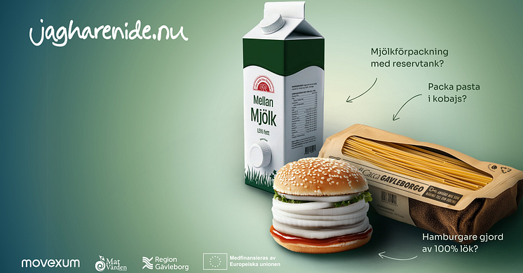 Mjölkpaket med reservtank! ... eller har du en bättre idé? Gävleborgs största idétävling är tillbaka med ny inriktning: vill utveckla livsmedelskedjan! 