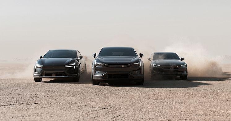 Polestars modelprogram består af Polestar 2, Polestar 3 og Polestar 4. 
