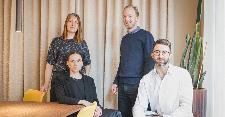 Bild: Ulrika Blom, Niklas Nordström, Malin Rönnerfalk och Camilo Martinez, Arkitekterna Krook & Tjäder