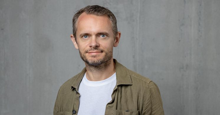 Bild på Gustav Berghog som är ny VD på Mynewsdesk