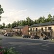 Klimatsmarta bostadsrätter i Horns Strand utanför Västervik. Hållbara energilösningar, egna uteplatser samt gemensamhetsytor för umgänge och lek.