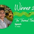 Vinnaren av Children’s Climate Prize 2022 är 17-åriga Sparsh från Indien med sin innovation The Thermal Floater