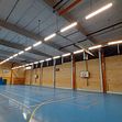 LED-limpan belyser Högalidshallen i Finspång