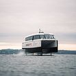 The 30-person Candela P-12 is the first electric passenger ship with high speed and long range, thanks to underwater wings - hydrofoils. A flight control computer stabilizes the vessel, preventing sea sickness even in rough weather.
