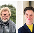 Morten Søndergaard (left) is the head curator of the 13th edition of MOMENTUM in Norway, which is the first biennale with new director Lise Pennington (right). Photos: Morten Søndergaard, Ingeborg Øien Thorsland.