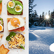 Ägg är ett bra mellanmål i backen eller i skogen, lätt att packa i matsäcken och äta till lunchen under sportlovsaktiviteterna.