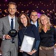 Tom Verbugt, Anette Macallan, Christian Dottorini og Kirsten Kromann Larsen fra  Air France og KLM. Photo: Michael Stub