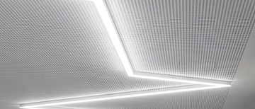Photo: LTS Licht & Leuchten GmbH. August-Meier-Haus - NürnbergStift. Luminous Lichtkanal Heartbeat leads through the corridors of the retirement home.