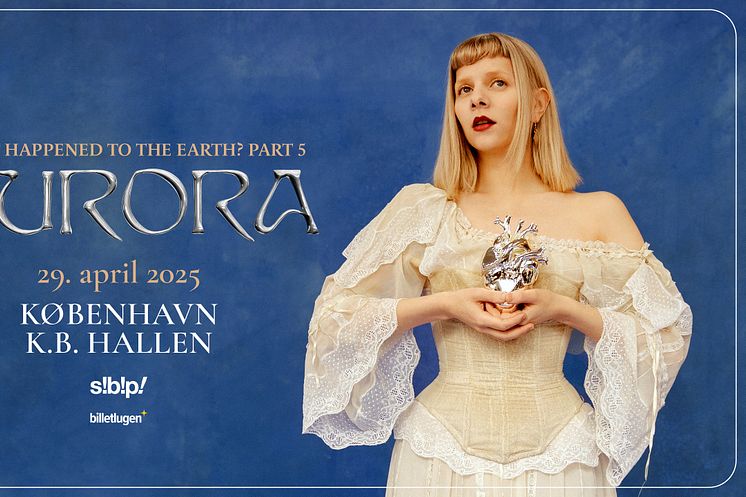 Norske AURORA inviterer til popfest i K.B. Hallen