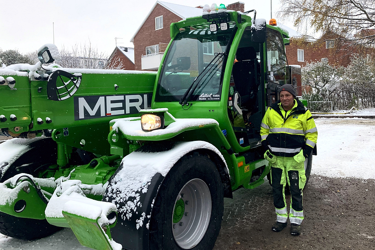Magnus Ivarsson med Merlo P50.18