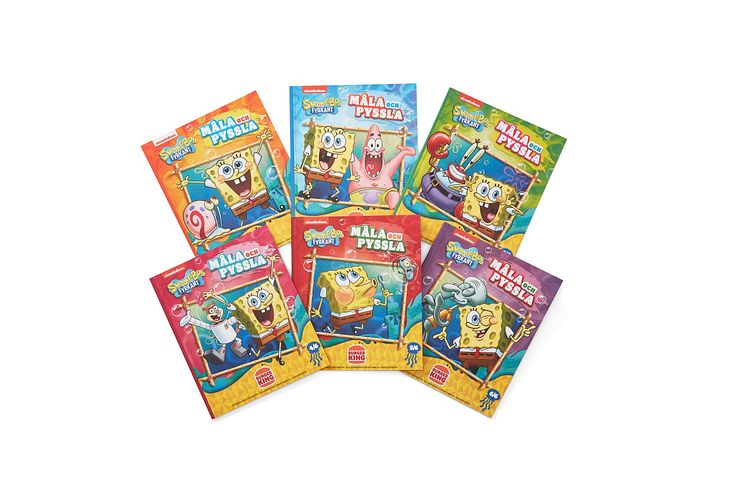 SpongeBob SquarePants now on all Burger King restaurants in Sweden, Norway and Denmark