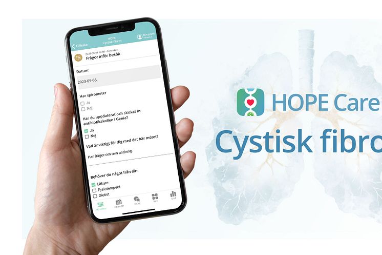 Banbrytande förbättringar inom barnsjukvård med hjälp av nya HOPE Care Cystisk fibros