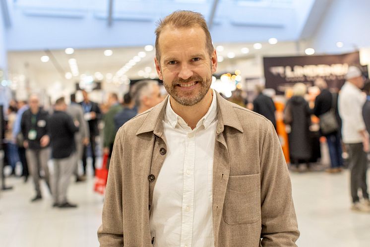 Henrik Johansson, CEO Easyfairs Nordic. Easyfairs Nordic announces the acquisition of the stand building business at Kistamässan