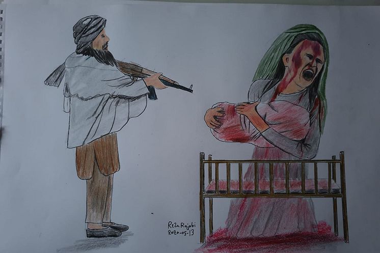 Ill. Reza Rajabi, tidigare Sverige, nu Tyskland.