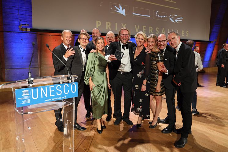 Fr v: Clas Darvik Niehku, Axel Darvik Niehku, Alex Taylor (konferencier)  Charlotte Darvik Niehku  Patrik Strömsten Niehku, Erik Nissen Johansen Stylt, Elisabeth Johansen Stylt, Carolina Dyrö Stylt, Andreas Hagersjö Stylt, Magnus Stenberg Stylt.