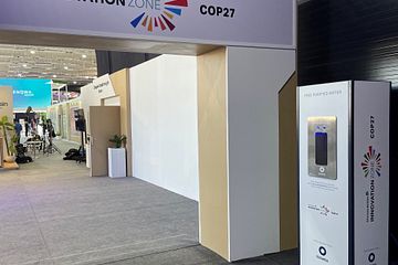 Clean drinking water on hand at COP27 thanks to Bluewater's highly efficient water purification technology