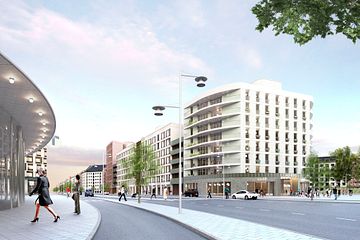 Visionsbild Kvarter 11, etapp IV i Barkarbystaden