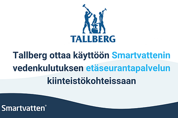 Nyt Tallberg  voi vihdoinkin mitata kiinteistökohteidensa vedenkulutusta reaaliajassa ja saada vuotohälytykset heti järjestelmän havaitessa vuotoja sekä analysoida tarkemmin kiinteistöjen yleistä vedenkulutusta.