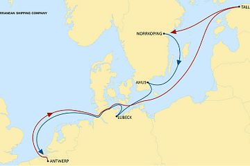 Den nya containerlinjen till Norrköping - MSC Baltic loop 11