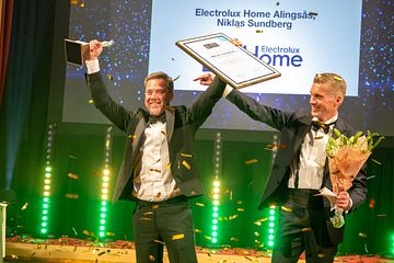 Niklas Sundberg på Electrolux Home i Alingsås är årets franchisetagare 2023