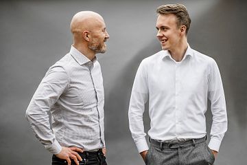 Vi är ett familjeföretag - far och son - Jonathan Florin och Per Florin