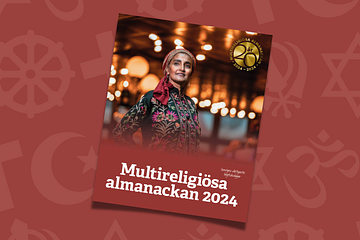 Multireligiösa almanackan 2024 beskriver fler än 120 högtider från sex religioner, när de infaller och varför de firas. Midsommar, jul och påsk finns med, sida vid sida med Buddhadagen, chanukka och eid.