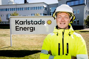 Erik Kornfeld, vd på Karlstads Energi, lyfter fram servicen som en av förklaringarna till att bolaget har Sveriges nöjdaste fjärrvärmekunder.
