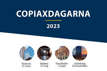 Nu avslöjas städerna för Copiaxdagarna 2023!