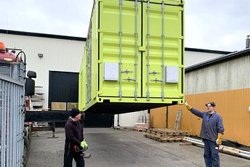 Den första anläggningen från Vilokan ADF Solutions levererade till Cleveland Hopkins International Airport