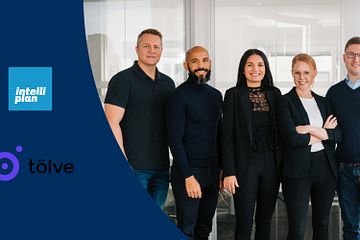 Intelliplans ledningsgrupp. Från vänster: Mattias Sandström, Martin Weibull, Nathalie Nydahl, Sofi Andersson, Erik Rosell