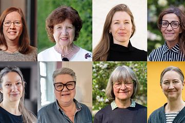 Jessica Appel, Christina Möller, Annie Ingemansson, Maria Printz, Emmy Sundström, Linn Andersson, Hanne Uddling, Malin Landqvist.