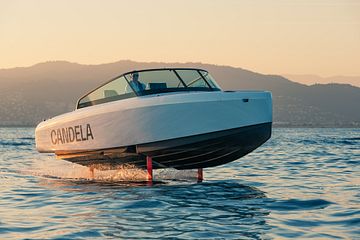 At CES in Las Vegas, Candela will show the production version of Candela C-8, the longest-range electric speedboat.