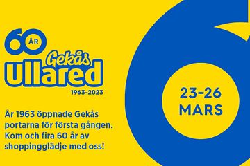 Gekås Ullared firar 60 år av shoppingglädje