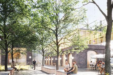 Rendering aus der Machbarkeitsstudie zur nördlichen Speicherstraße (copyright by loop GmbH).