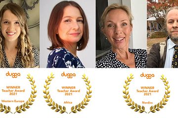 The Winners of the Dugga Teacher Award are true teacher heroes from the Western European, African and Nordic region.