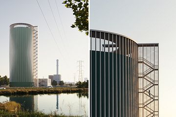Timglaset är gestaltat för att bli en del av Malmös ensemble av höga byggnader med platsspecifik identitet för norra hamnen.