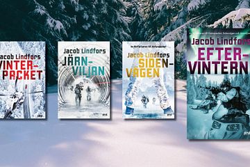 Jacob Lindfors serie Operation Vinterpacket. Omslag: Niklas Lindblad, Mystical Garden Design