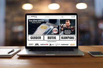 Barber-JR.se är en semi-professionell webbshop med barberarprodukter för privatpersoner