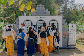 Bluewater showcases world-beating refill stations to world leaders at Bali 2024 World Water Forum, 