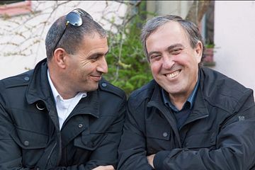Bassam Aramin and Rami Elhanan (Photo: Katja Harbi)