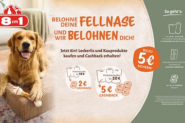 Die 8in1 Promo zur Unterstützung des Handels: "Belohne deine Fellnase – und wir belohnen dich“