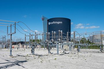 Kraftringens nya mottagningsstation i Gunnesbo.