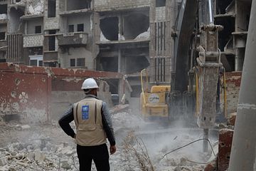 Den över 13 år långa konflikten i Syrien har lett till enorm förstörelse, kostat över 618 000 människoliv och drivit en halv befolkning på flykt. Foto: UNDP Syrien