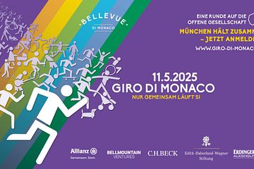 Stadtsparkasse München läuft beim Giro di Monaco 2025 mit