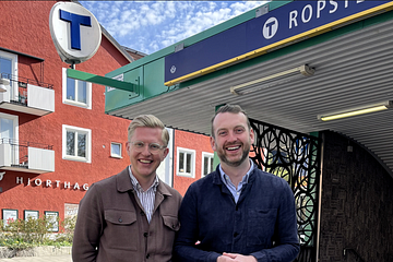 Anton Fendert och Jakop Dalunde, foto: Miljöpartiet 
