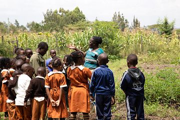 Biodynamic school garden in Mbagathi, Kenya (Photo: Lin Bautze)