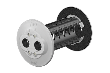 Die große Abdeckkappe für die DOYMAfix® HP/O und die DOYMAfix® Connect HP/O ist dreiteilig ausgeführt und überzeugt nicht nur durch die ansprechende Optik