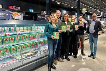 Fra venstre: Marit E. Svegaarden fra designbyrået Design House, John André Fjeldstad Storebø fra Fjordland, Tine Schiøtt fra Design House, Thea B. Mikkelsgård fra Design House, Christian Seberg fra Fjordland og Alf Bendixen, selvstendig konsulent. 